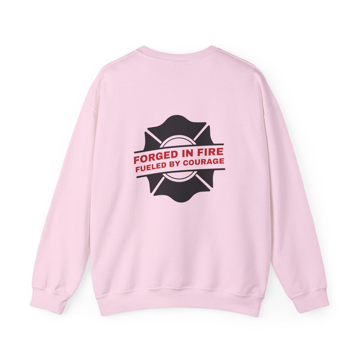 Firefighter Unisex Heavy Blend Crewneck Sweatshirt – Forged in fire, fueled by courage