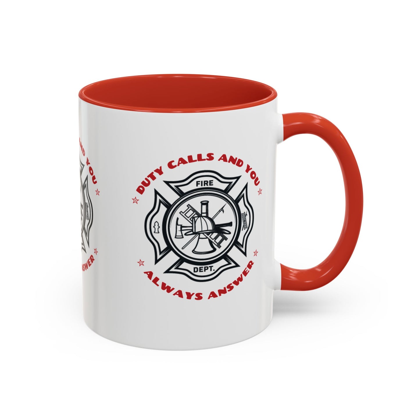 Firefighter Accent Coffee Mug – Duty calls, and you always answer
