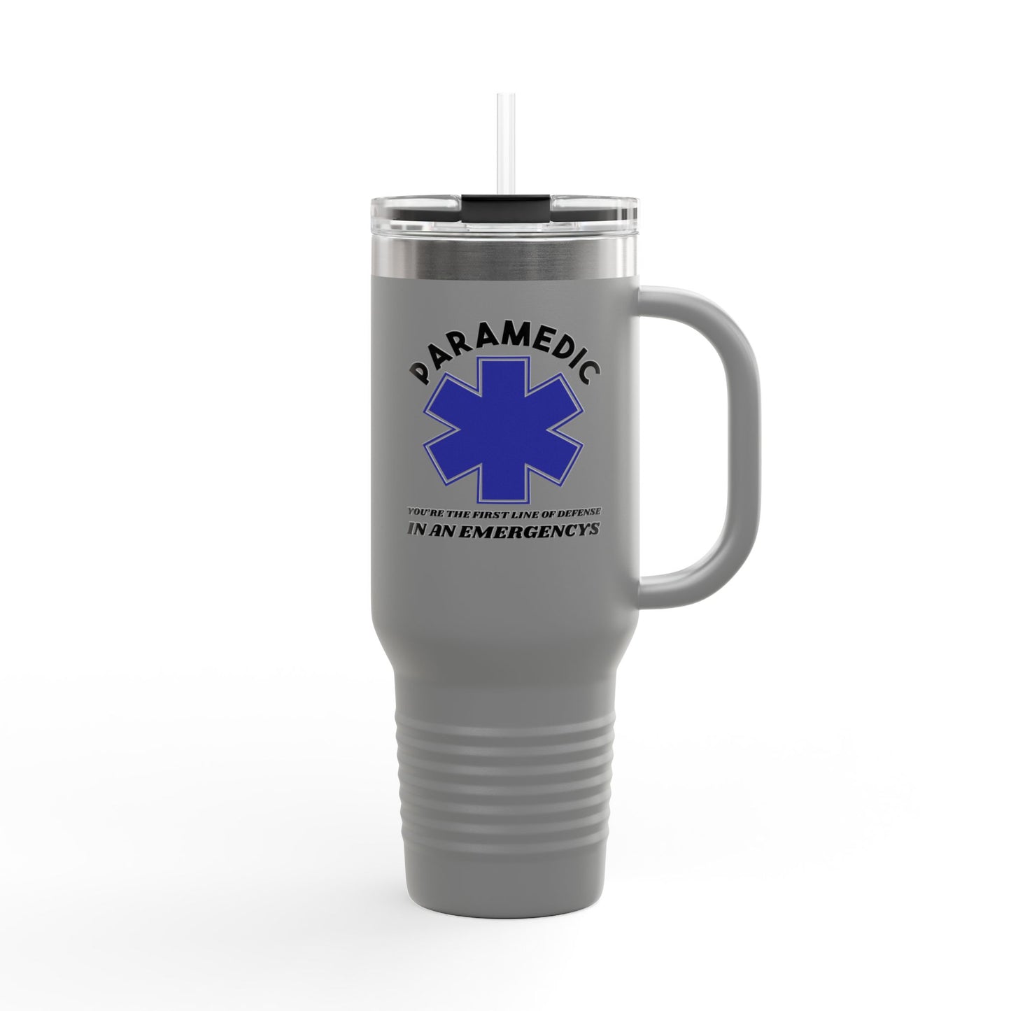 EMS Insulated Travel Mug, 40oz - You’re the first line of defense in an emergency