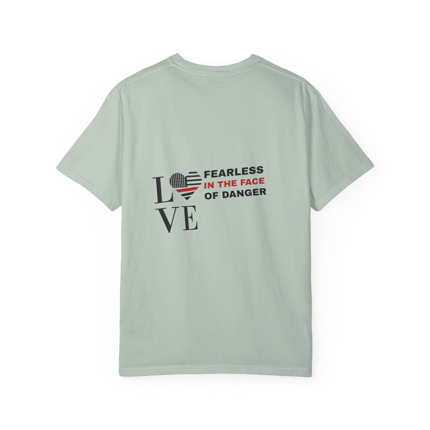 Firefighter Unisex Garment-Dyed T-Shirt – Fearless in the face of danger