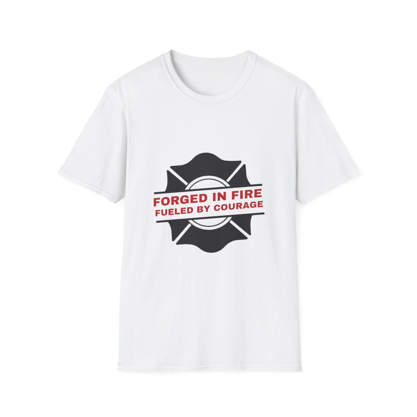 Firefighter Softstyle T-Shirt – Forged in fire, fueled by courage