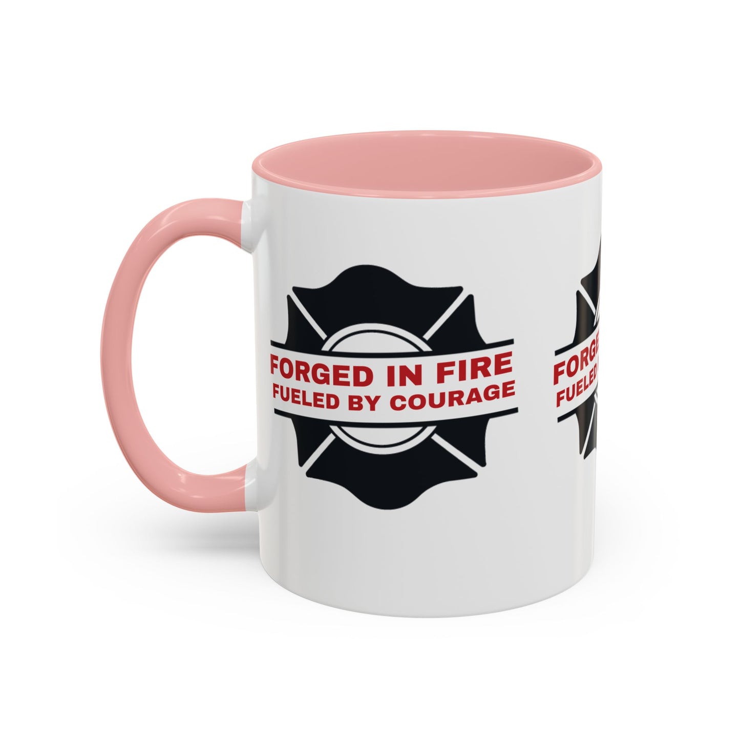Firefighter Accent Coffee Mug – Forged in fire, fueled by courage