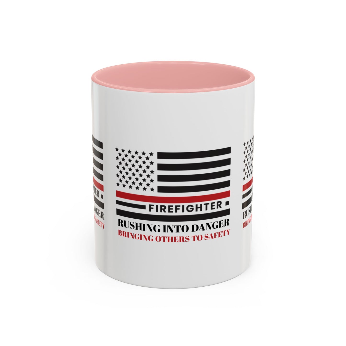 Firefighter Accent Coffee Mug – Rushing into danger, bringing others to safety