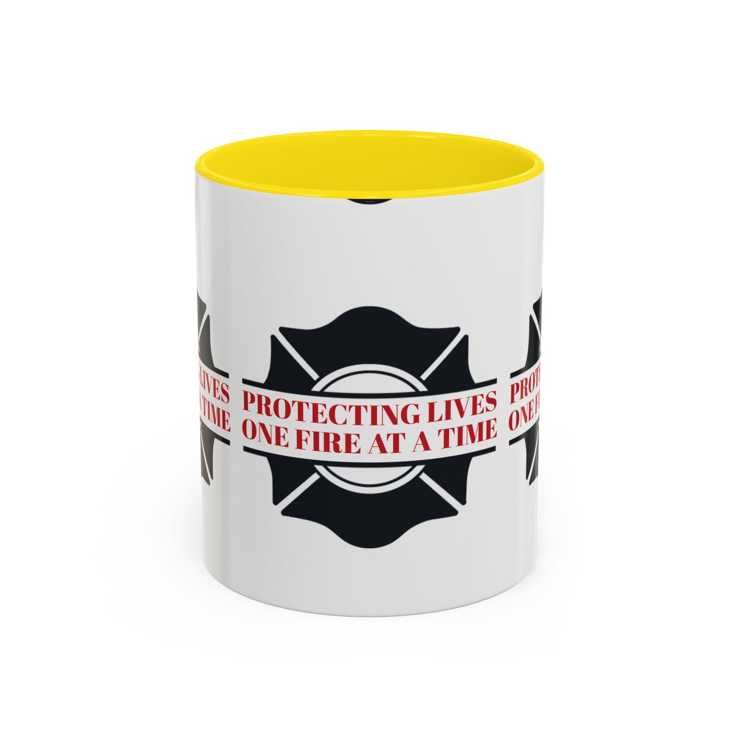 Firefighter Accent Coffee Mug – Protecting lives, one fire at a time