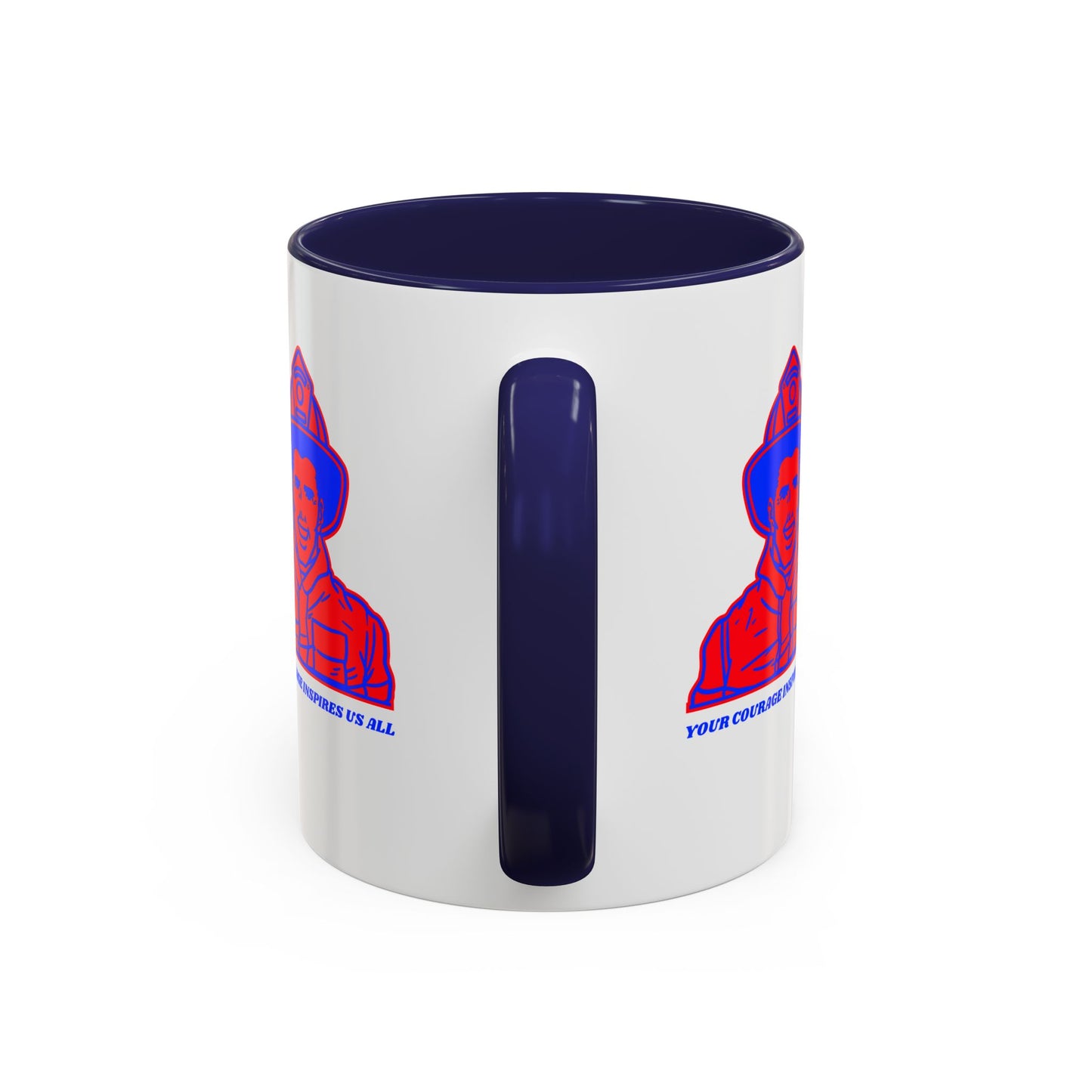 Firefighter Accent Coffee Mug – Your courage inspires us all