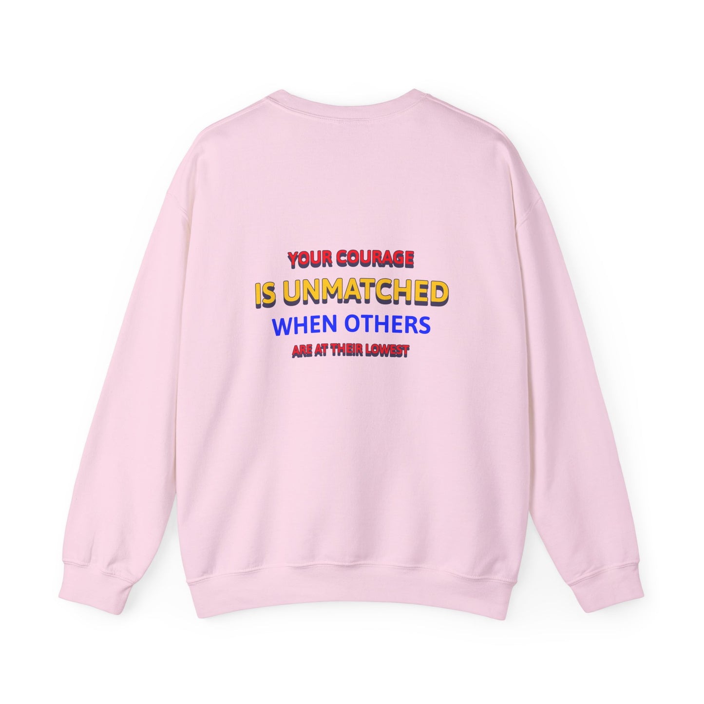 EMS Unisex Crewneck Sweatshirt – Your courage is unmatched when others are at their lowest