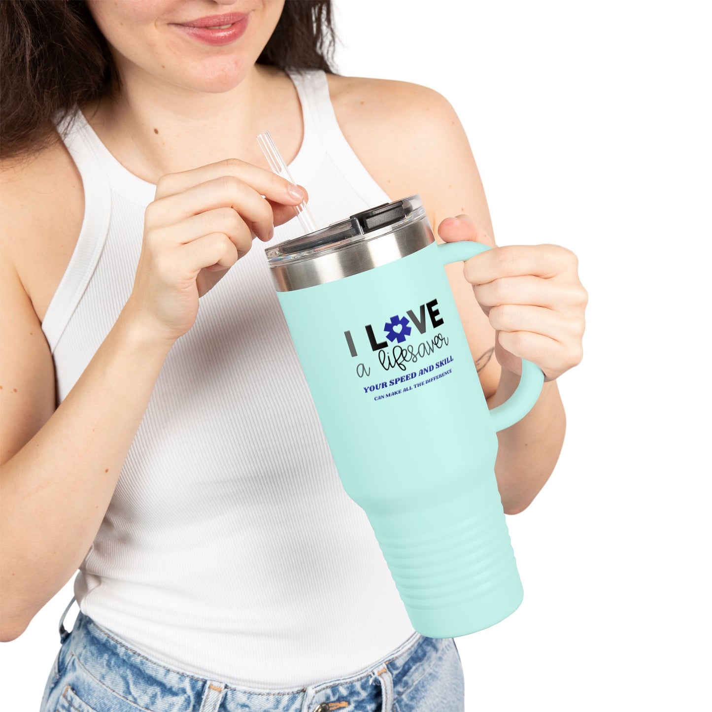 EMS Insulated Travel Mug, 40oz - Your speed and skill can make all the difference