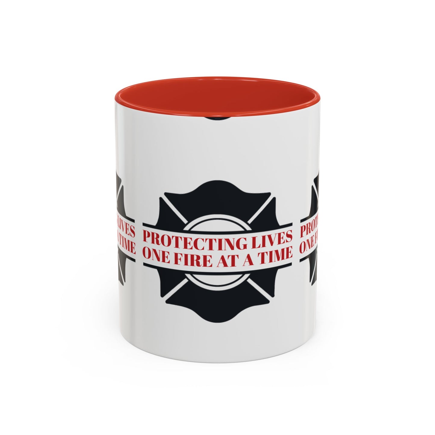 Firefighter Accent Coffee Mug – Protecting lives, one fire at a time