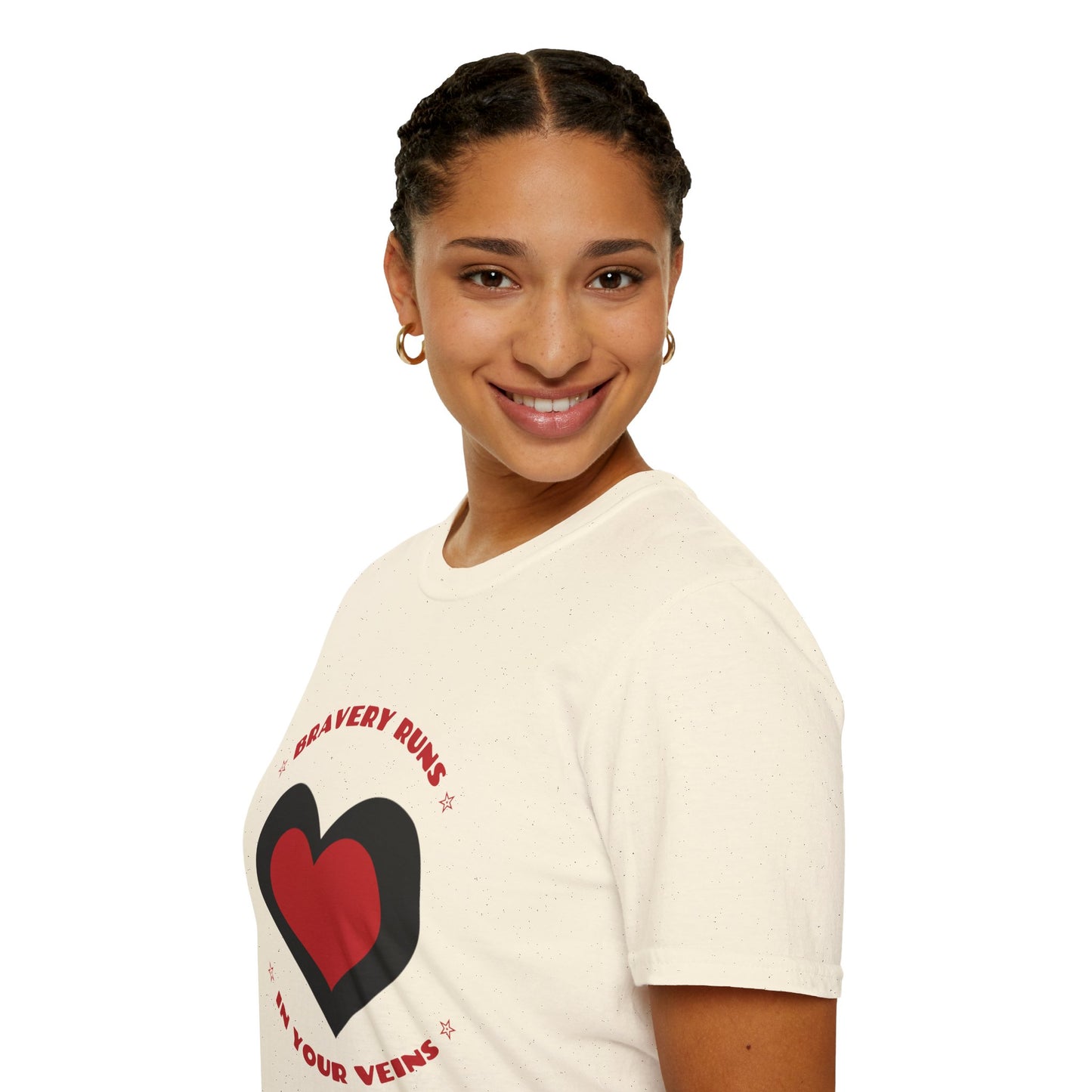 Firefighter Softstyle T-Shirt – Bravery runs in your veins