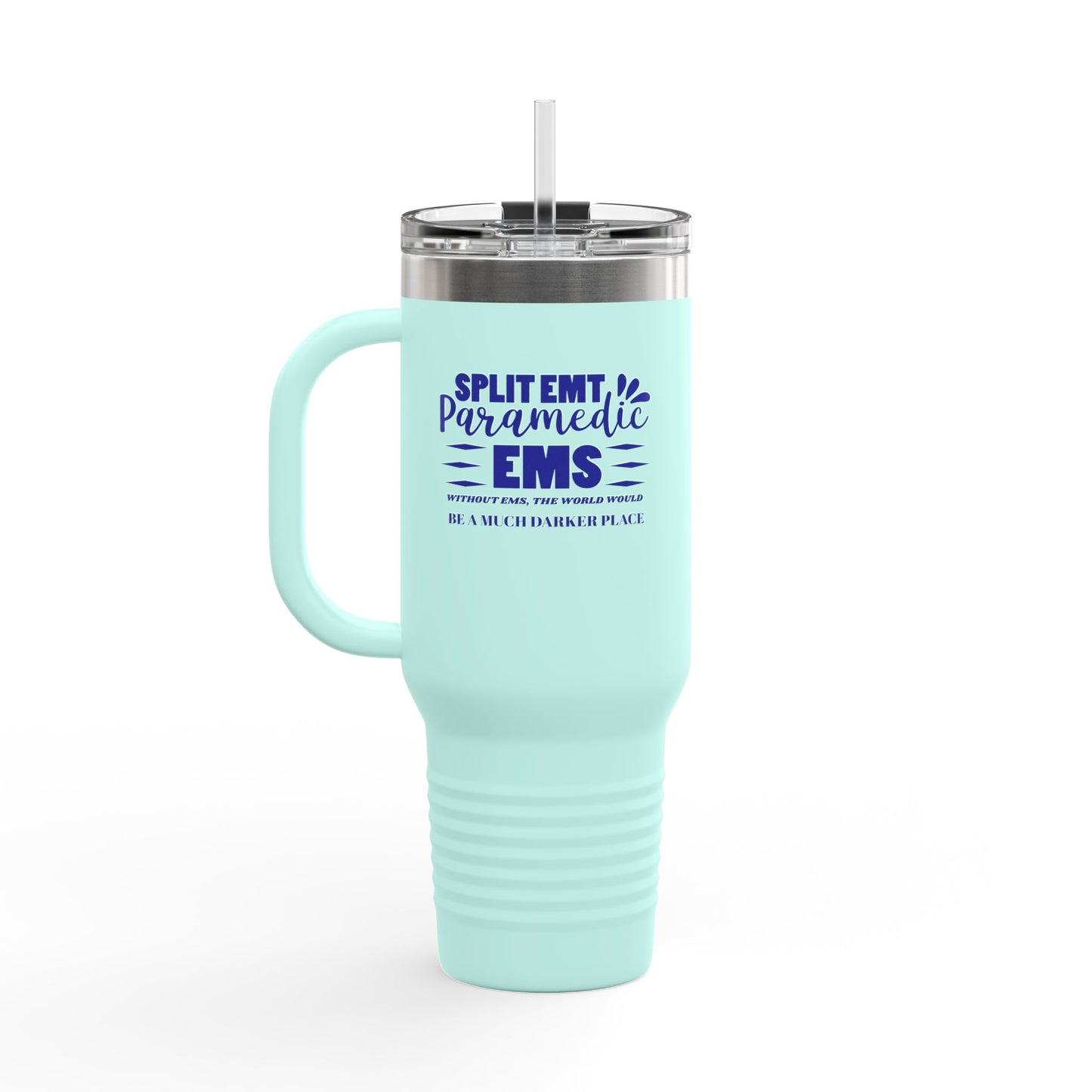 EMS Insulated Travel Mug, 40oz - Without EMS, the world would be a much darker place