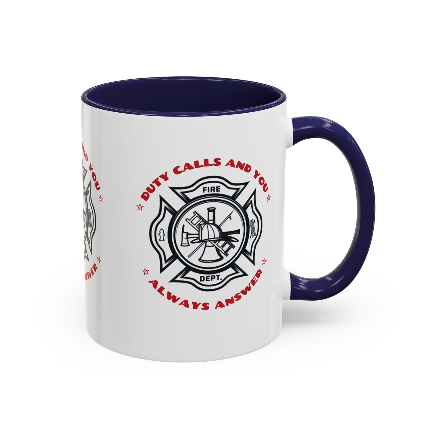 Firefighter Accent Coffee Mug – Duty calls, and you always answer