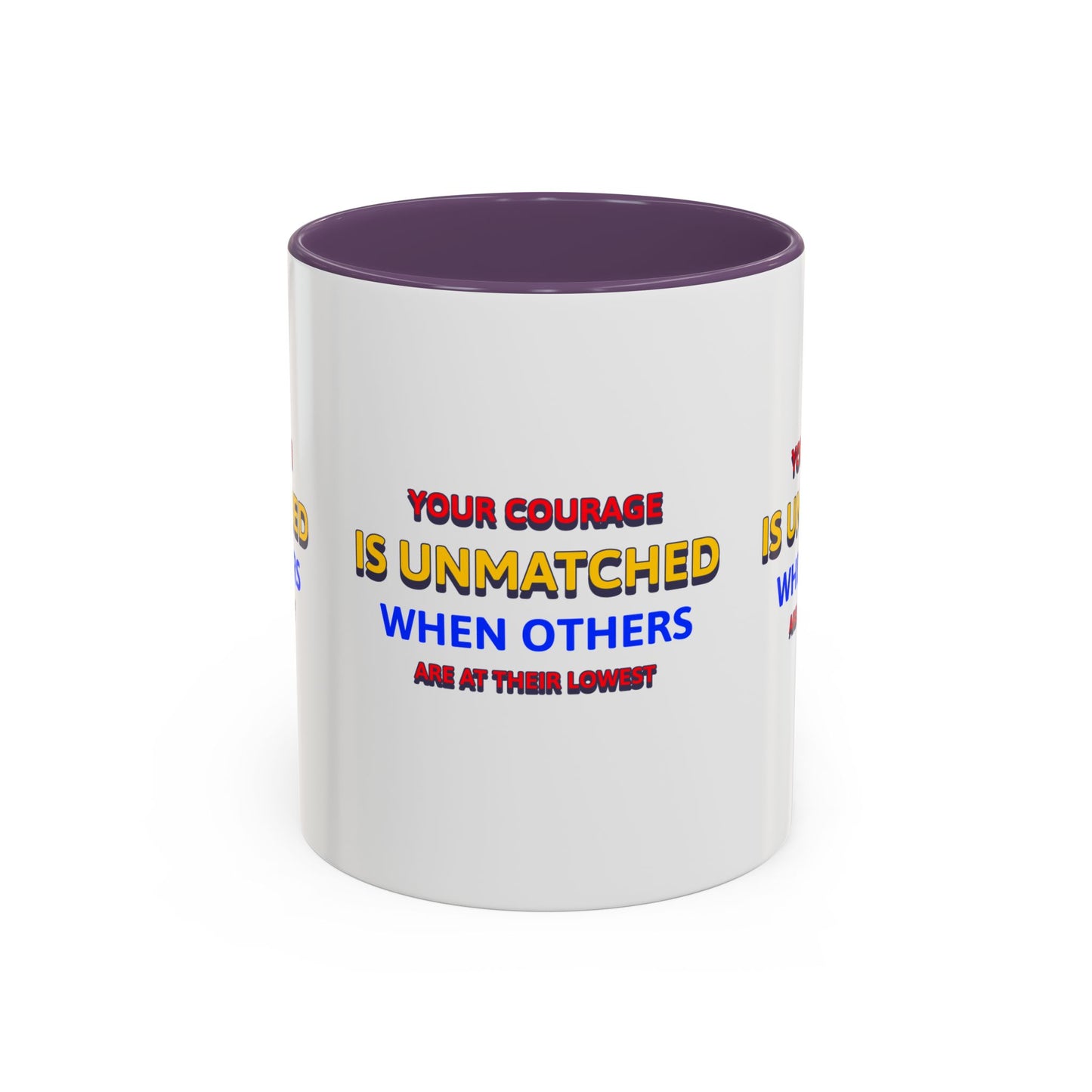 EMS Accent Coffee Mug – Your courage is unmatched when others are at their lowest