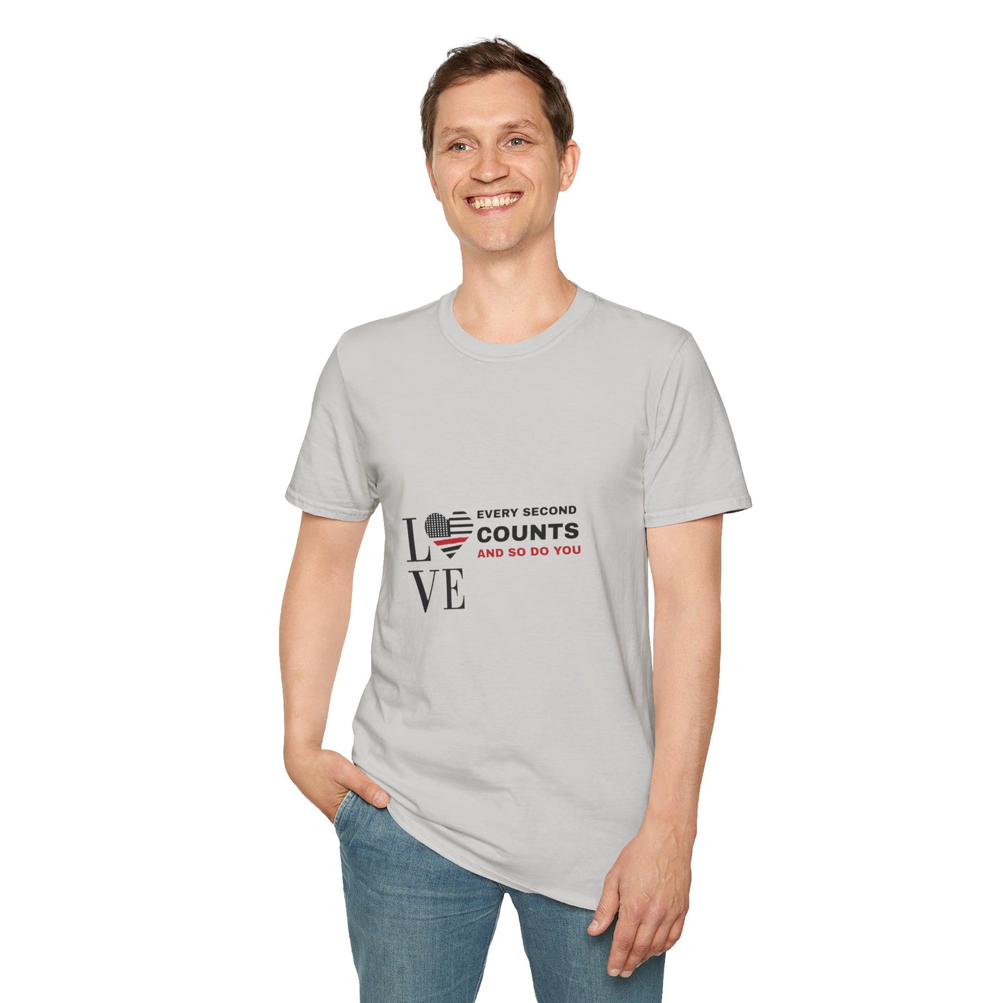 Firefighter Softstyle T-Shirt – Every second counts, and so do you