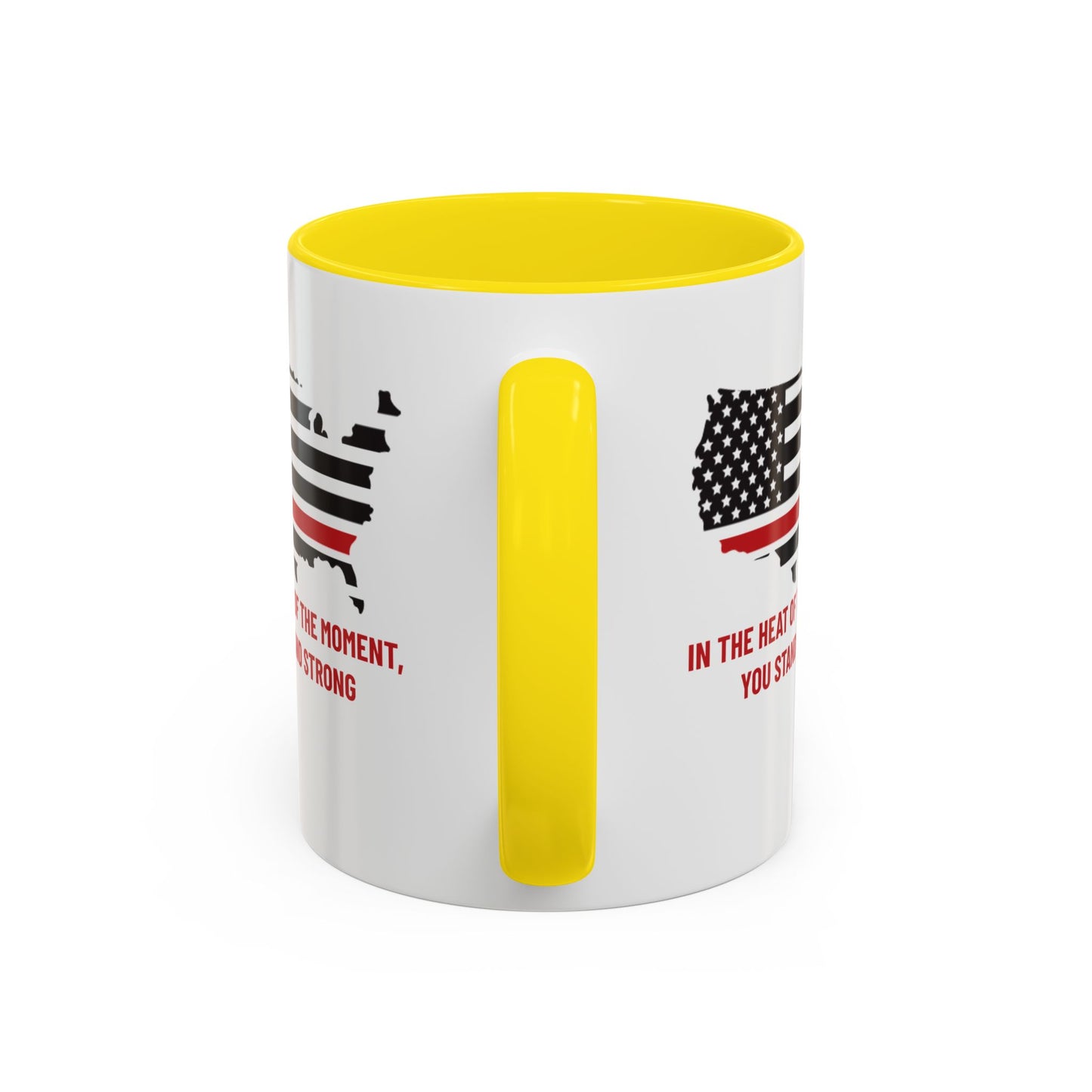 Firefighter Accent Coffee Mug – In the heat of the moment, you stand strong