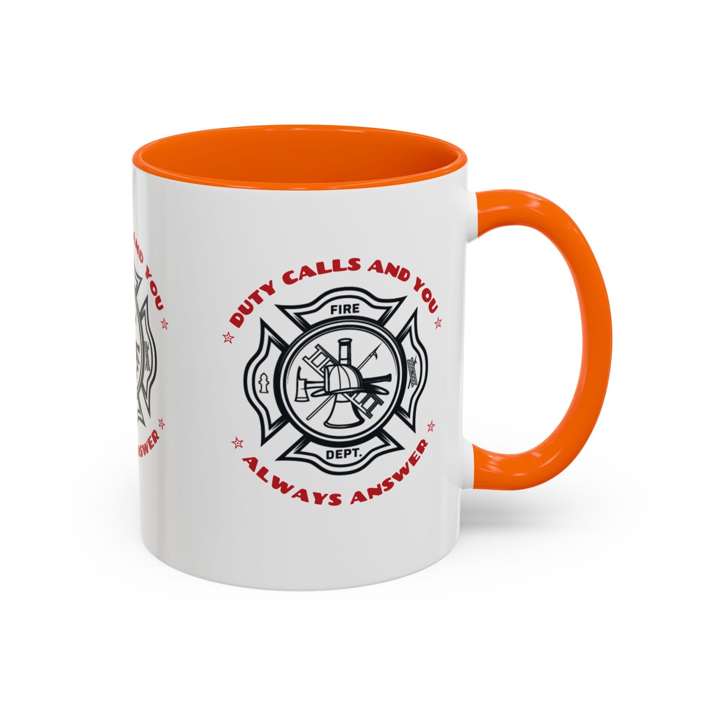 Firefighter Accent Coffee Mug – Duty calls, and you always answer