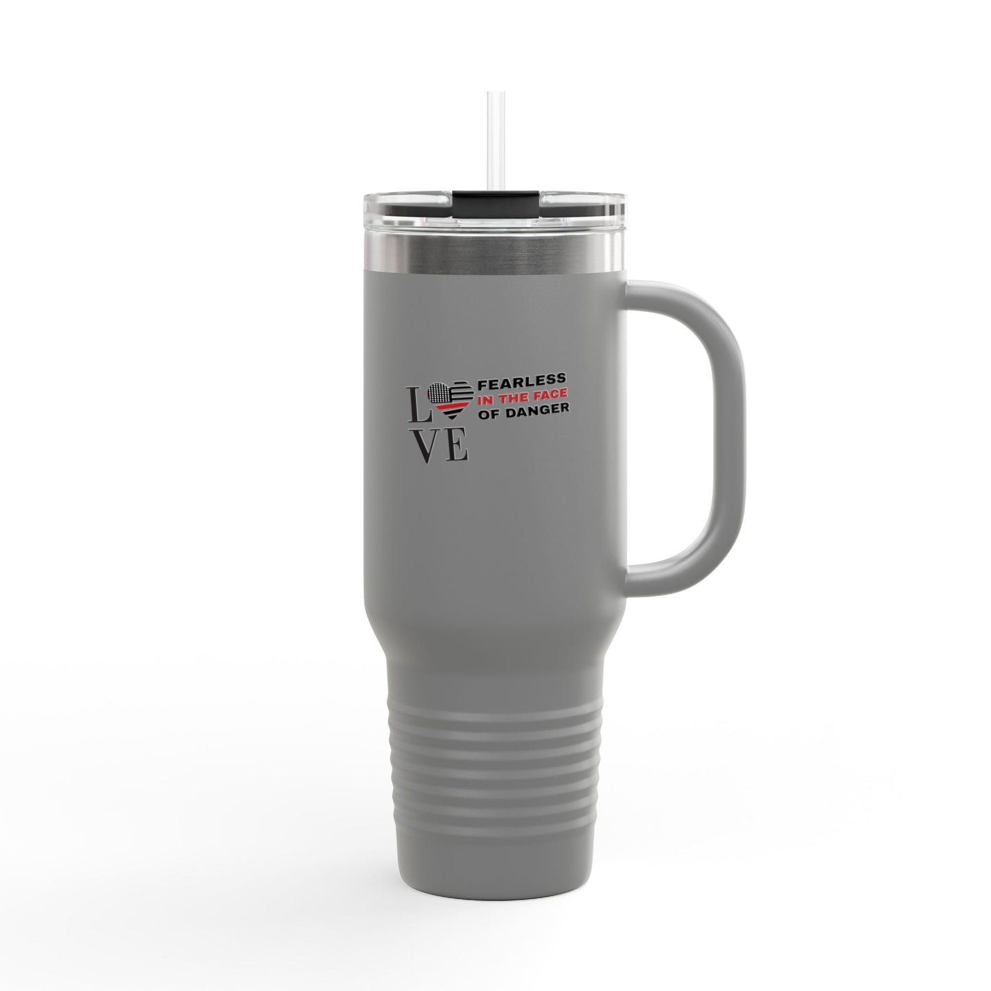 Firefighter Insulated Travel Mug, 40oz – Fearless in the face of danger