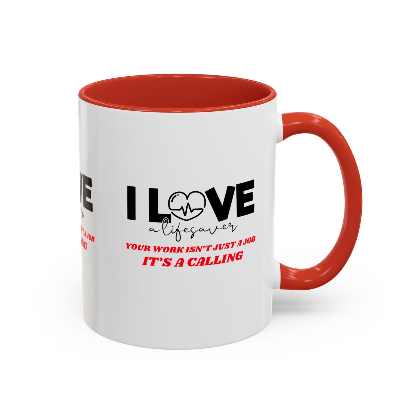 EMS Accent Coffee Mug – Your work isn’t just a job, it’s a calling