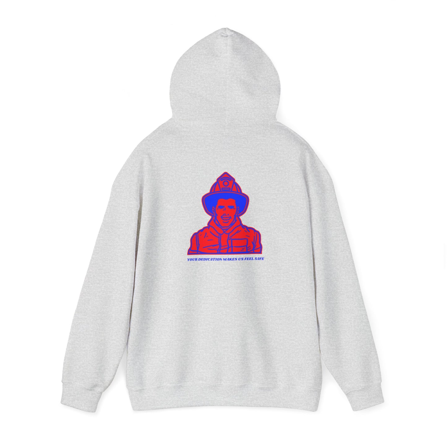 Firefighter Hooded Sweatshirt – Your dedication makes us feel safe
