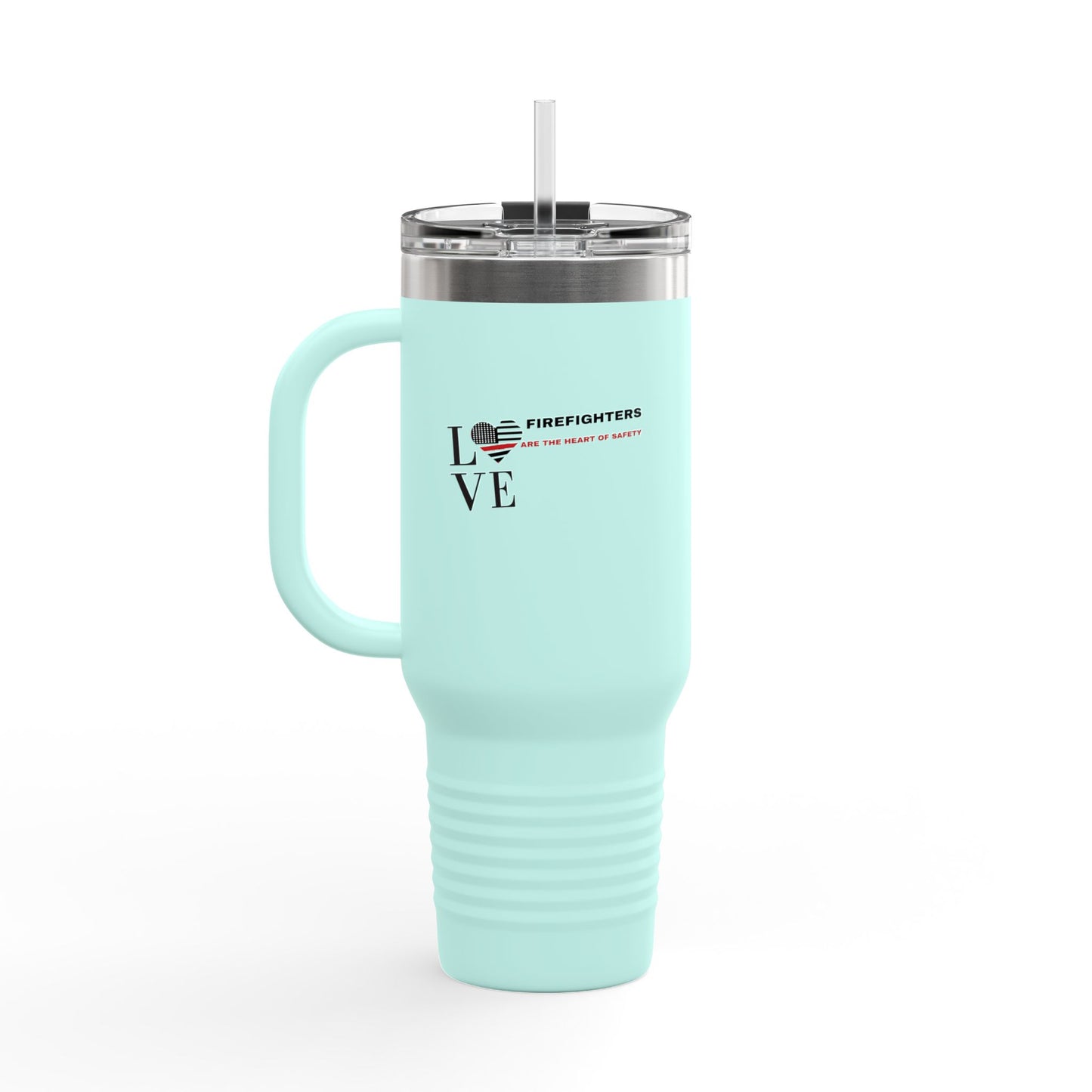 Firefighter Insulated Travel Mug, 40oz – Firefighters are the heart of safety
