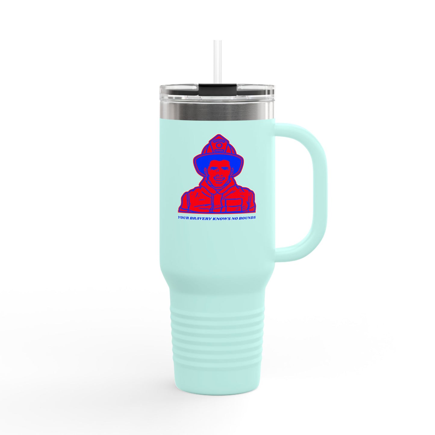 Firefighter Insulated Travel Mug, 40oz – Your bravery knows no bounds