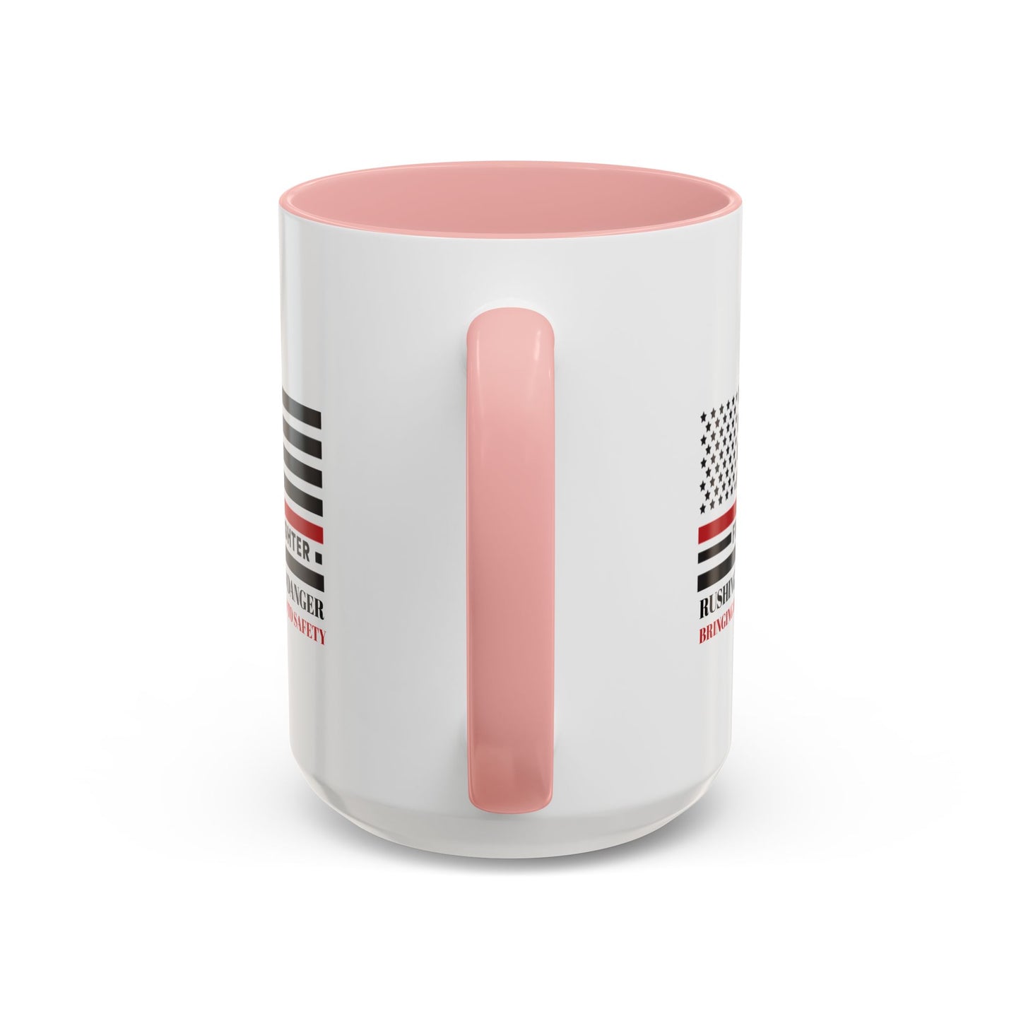 Firefighter Accent Coffee Mug – Rushing into danger, bringing others to safety