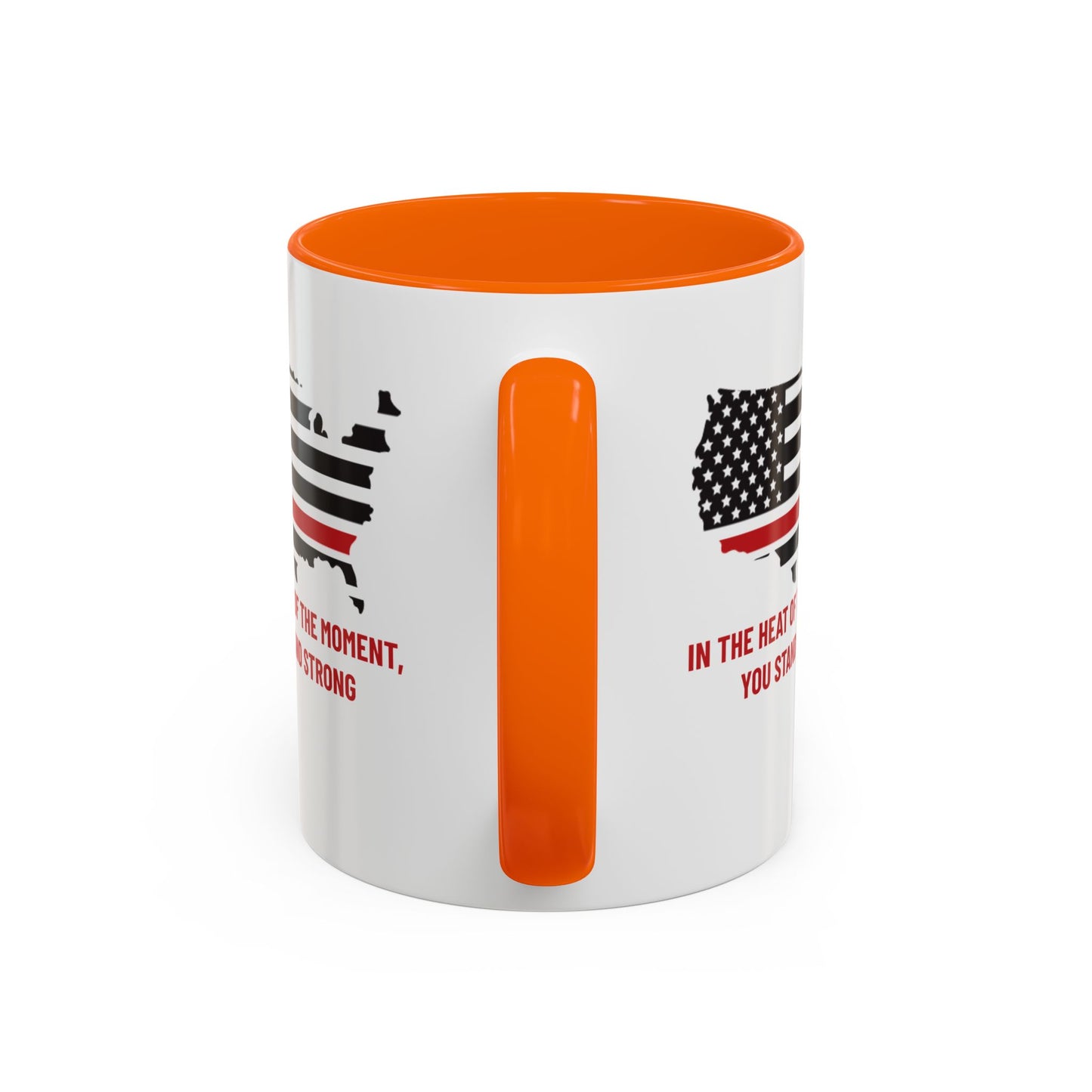 Firefighter Accent Coffee Mug – In the heat of the moment, you stand strong