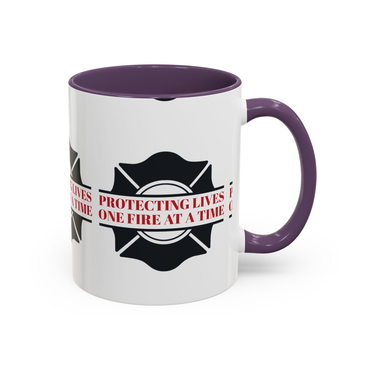 Firefighter Accent Coffee Mug – Protecting lives, one fire at a time