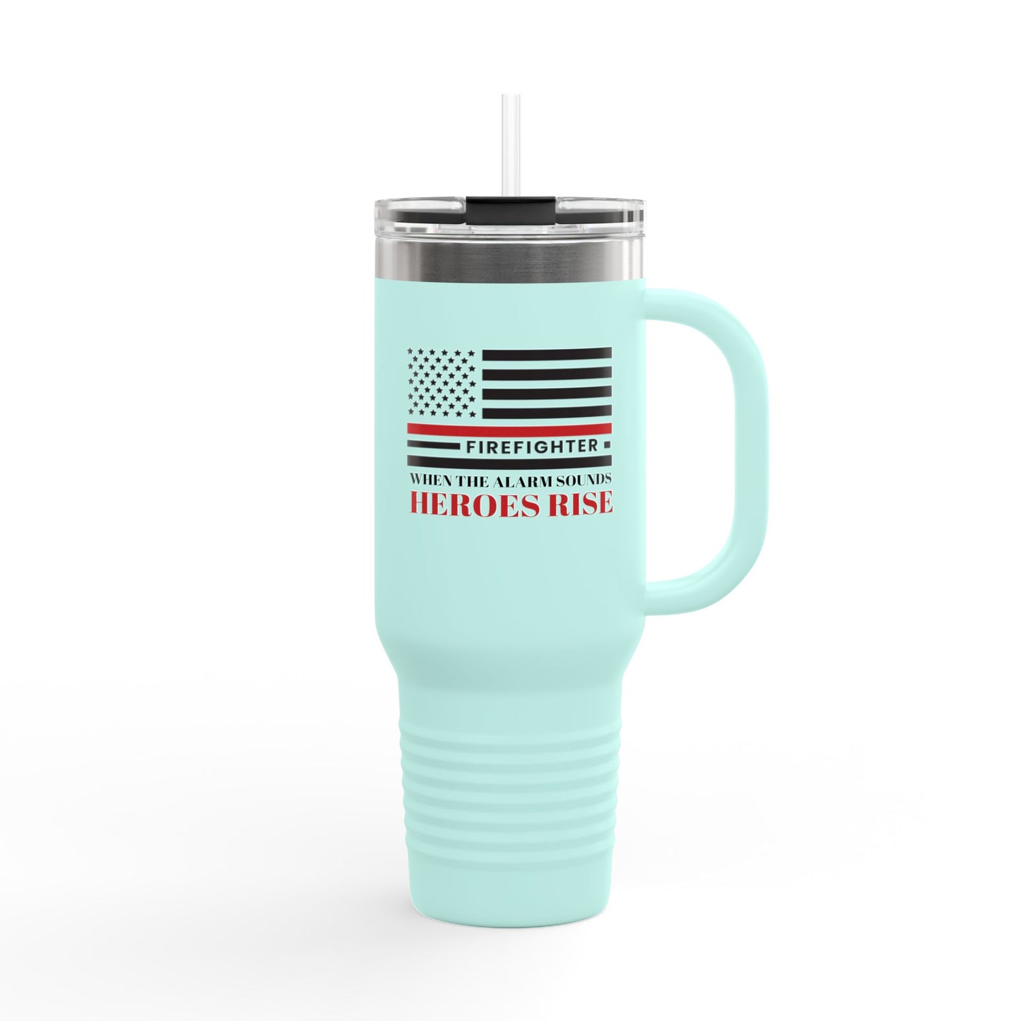 Firefighter Insulated Travel Mug, 40oz – When the alarm sounds, heroes rise