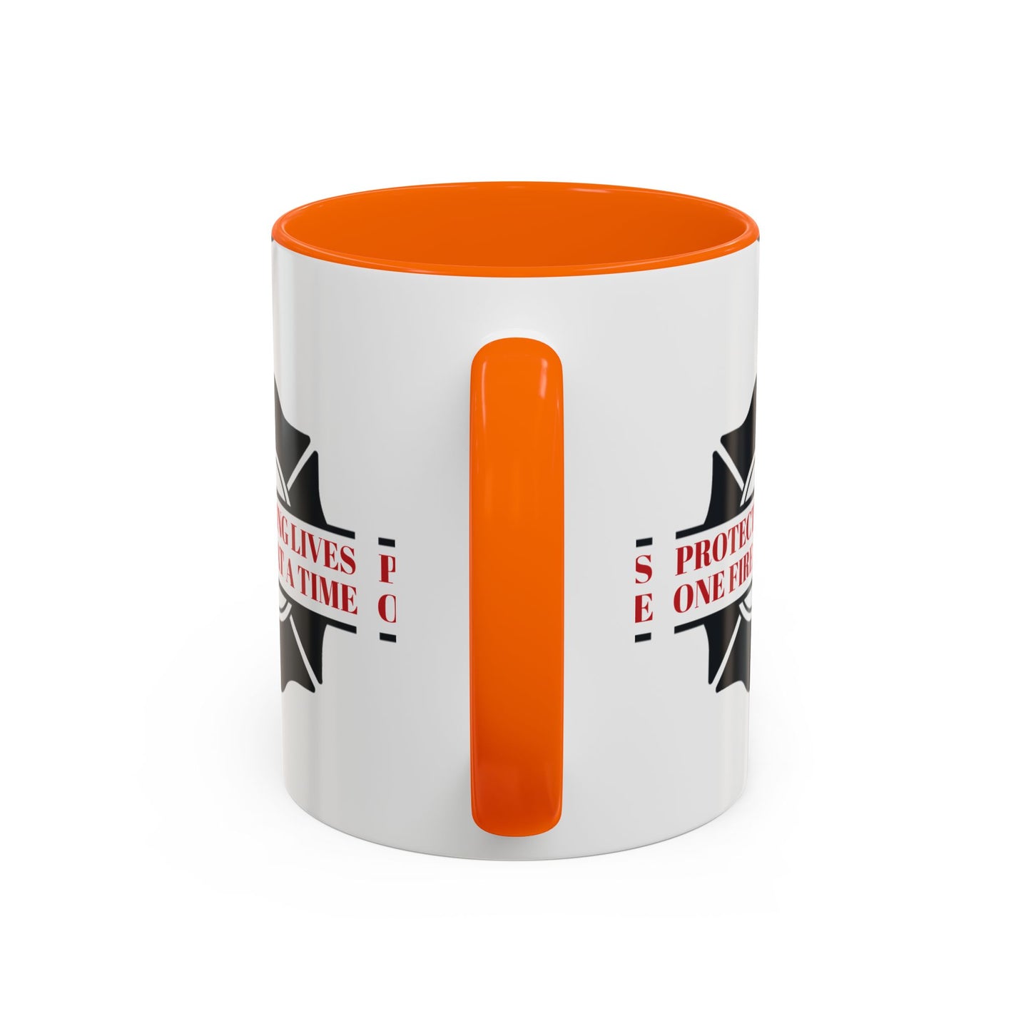 Firefighter Accent Coffee Mug – Protecting lives, one fire at a time