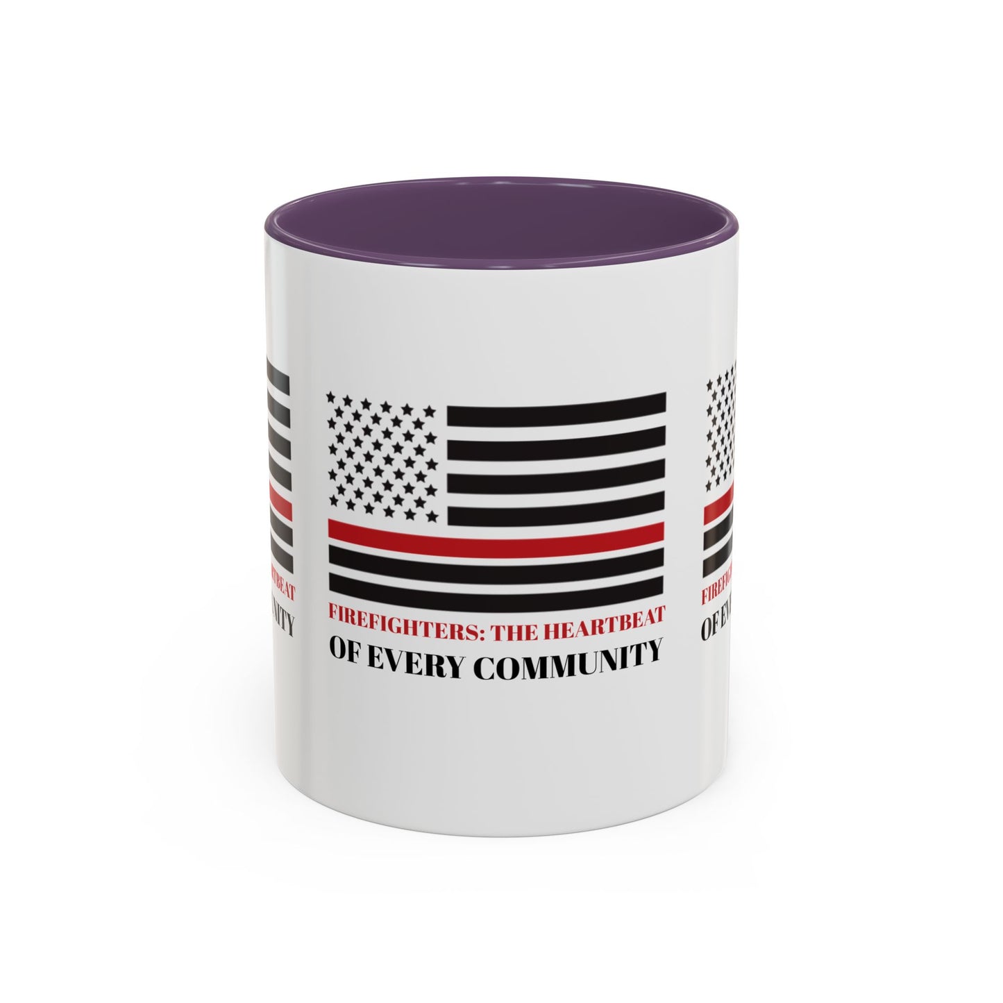 Firefighter Accent Coffee Mug – Firefighters: The heartbeat of every community