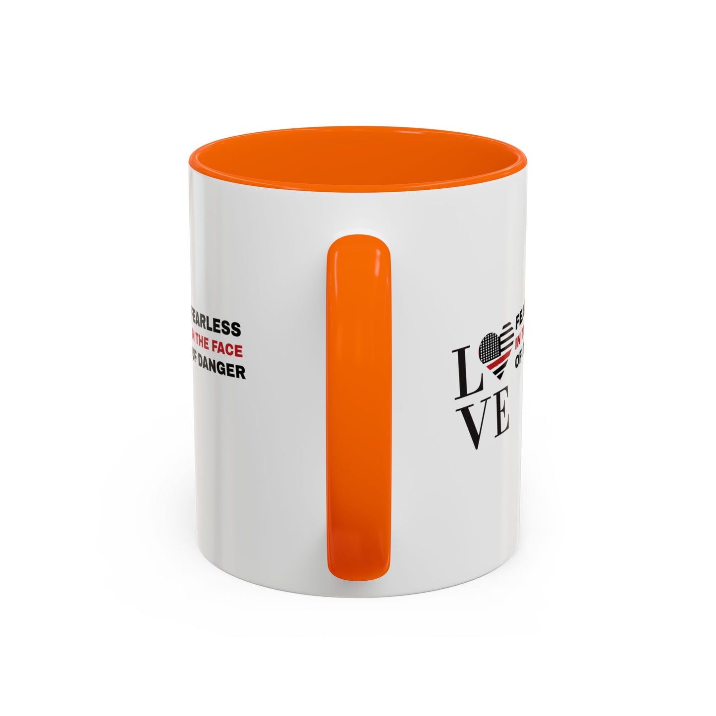 Firefighter Accent Coffee Mug – Fearless in the face of danger