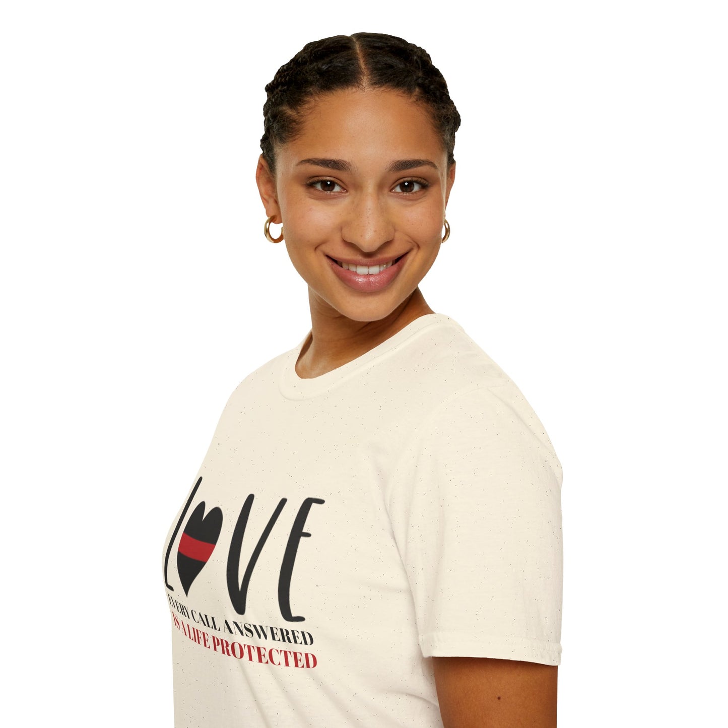 Firefighter Softstyle T-Shirt – Every call answered is a life protected
