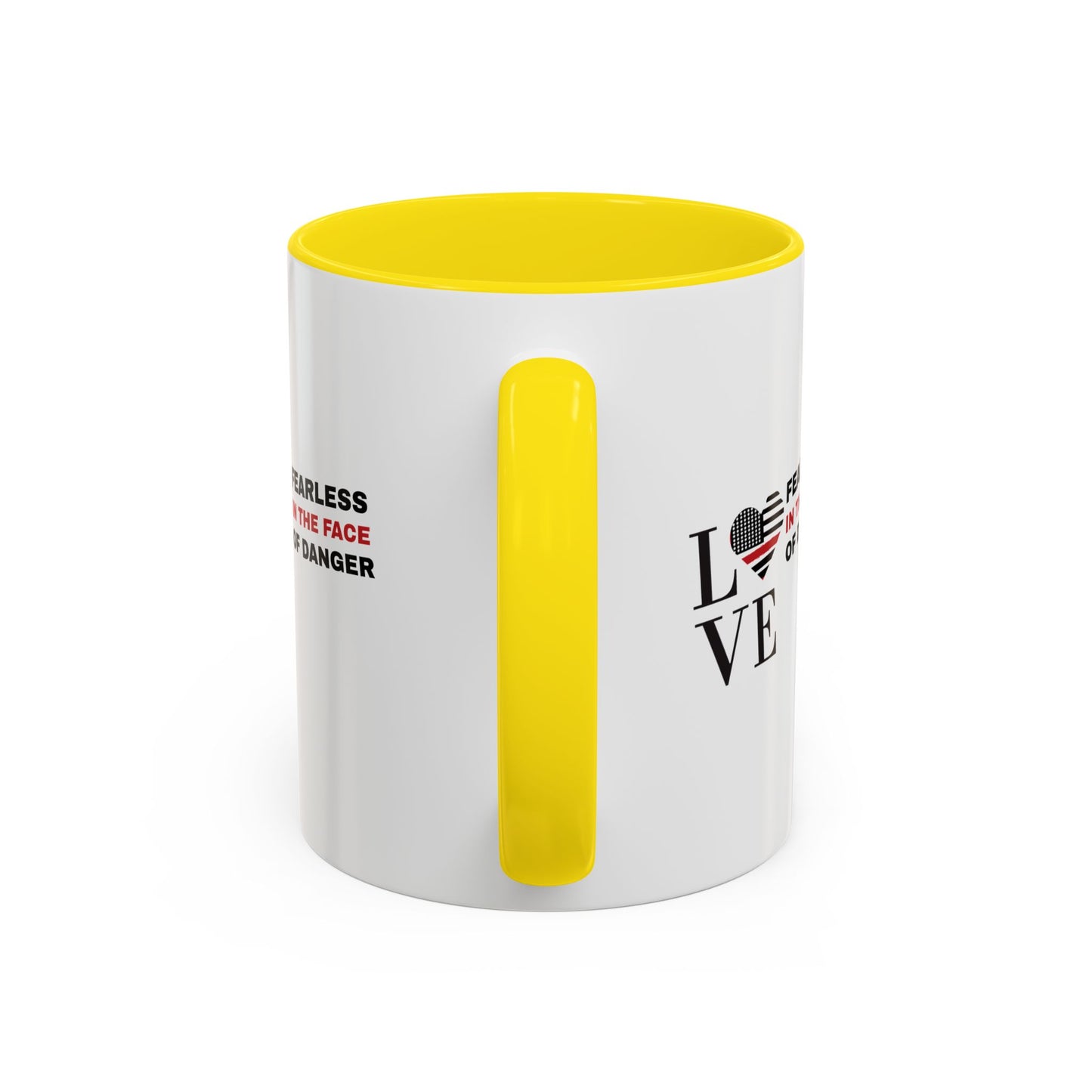 Firefighter Accent Coffee Mug – Fearless in the face of danger