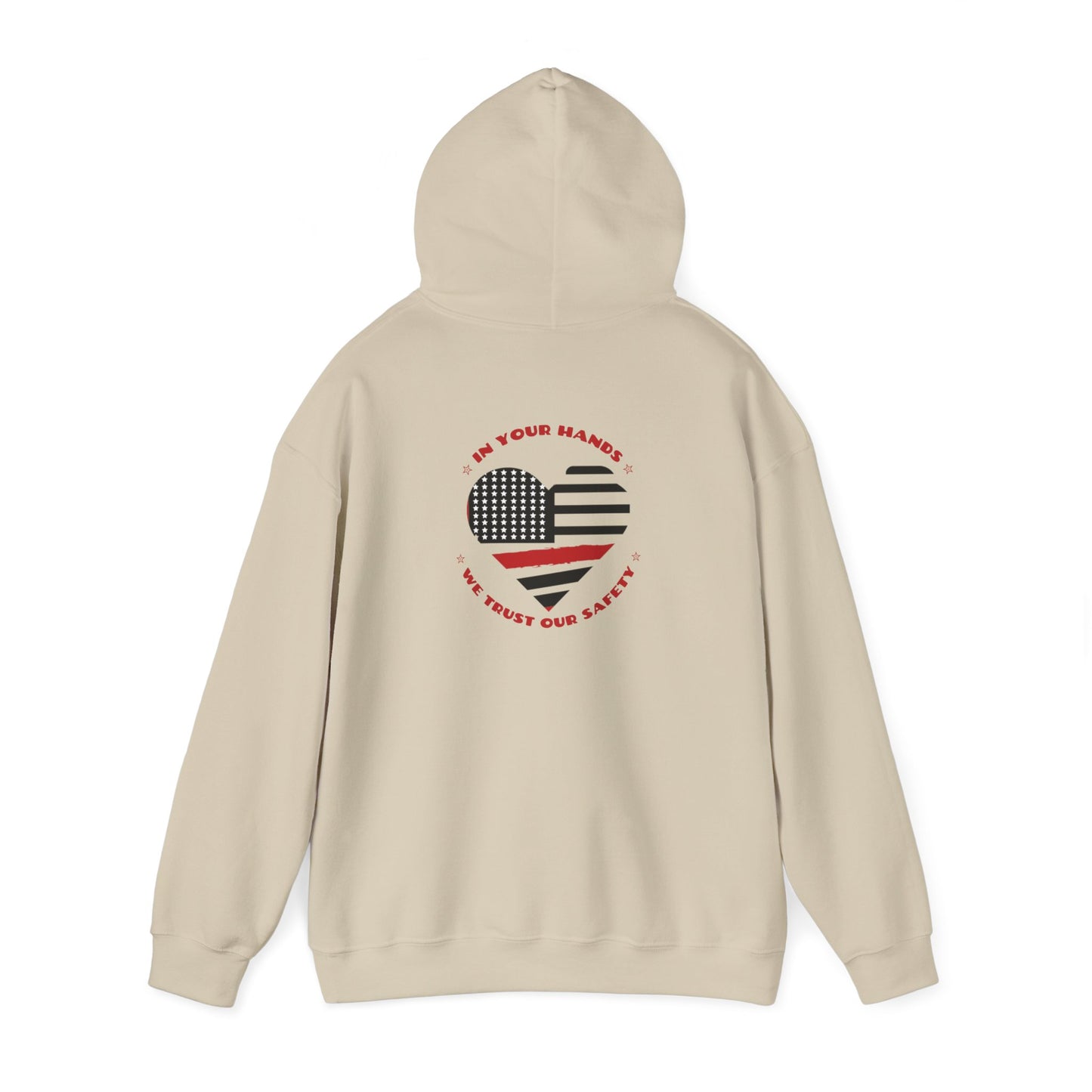 Firefighter Hooded Sweatshirt – In your hands, we trust our safety