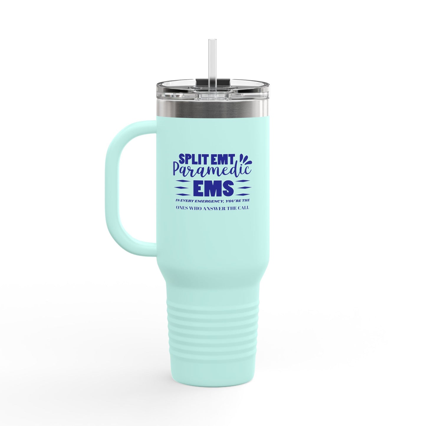 EMS Insulated Travel Mug, 40oz - In every emergency, you're the ones who answer the call