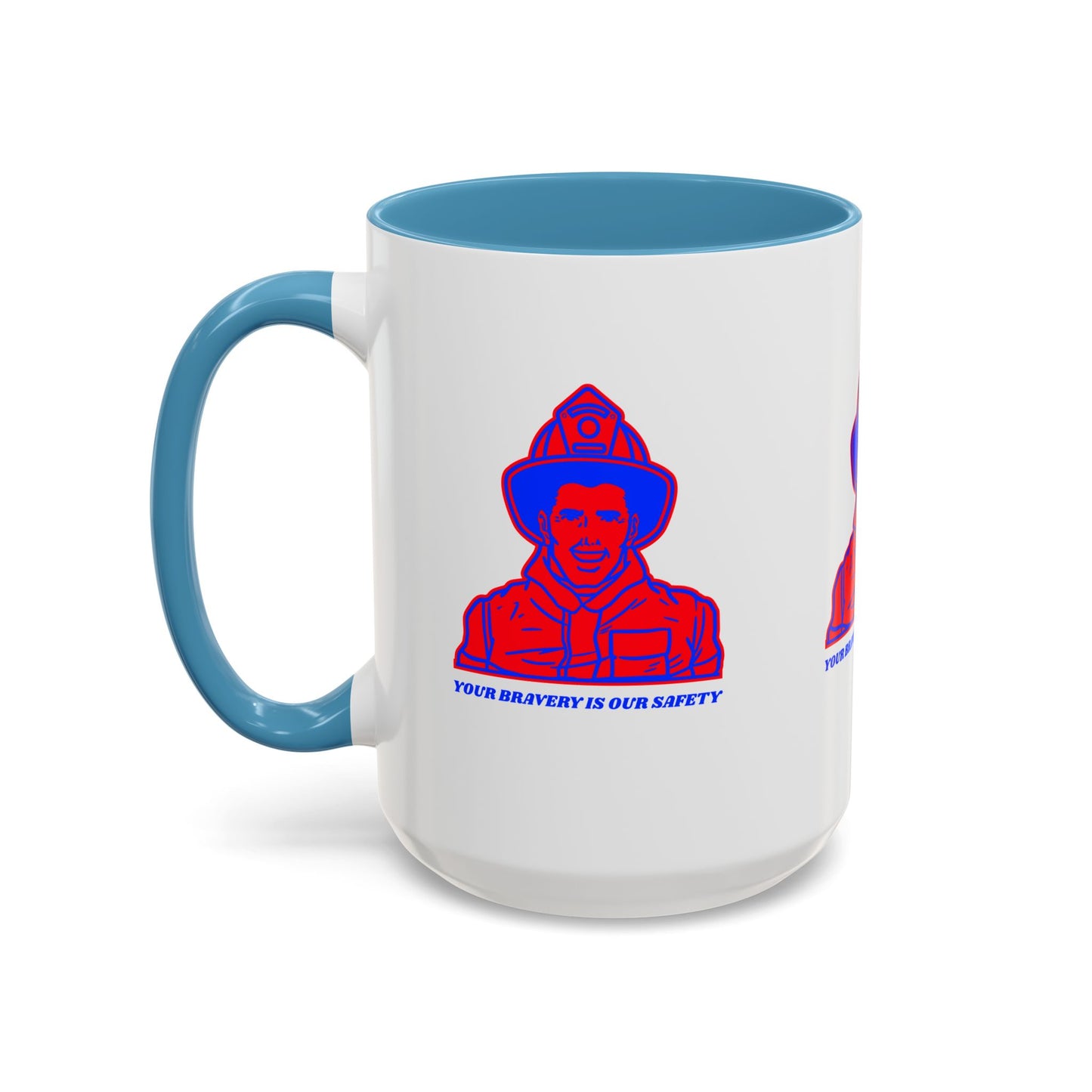 Firefighter Accent Coffee Mug – Your bravery is our safety