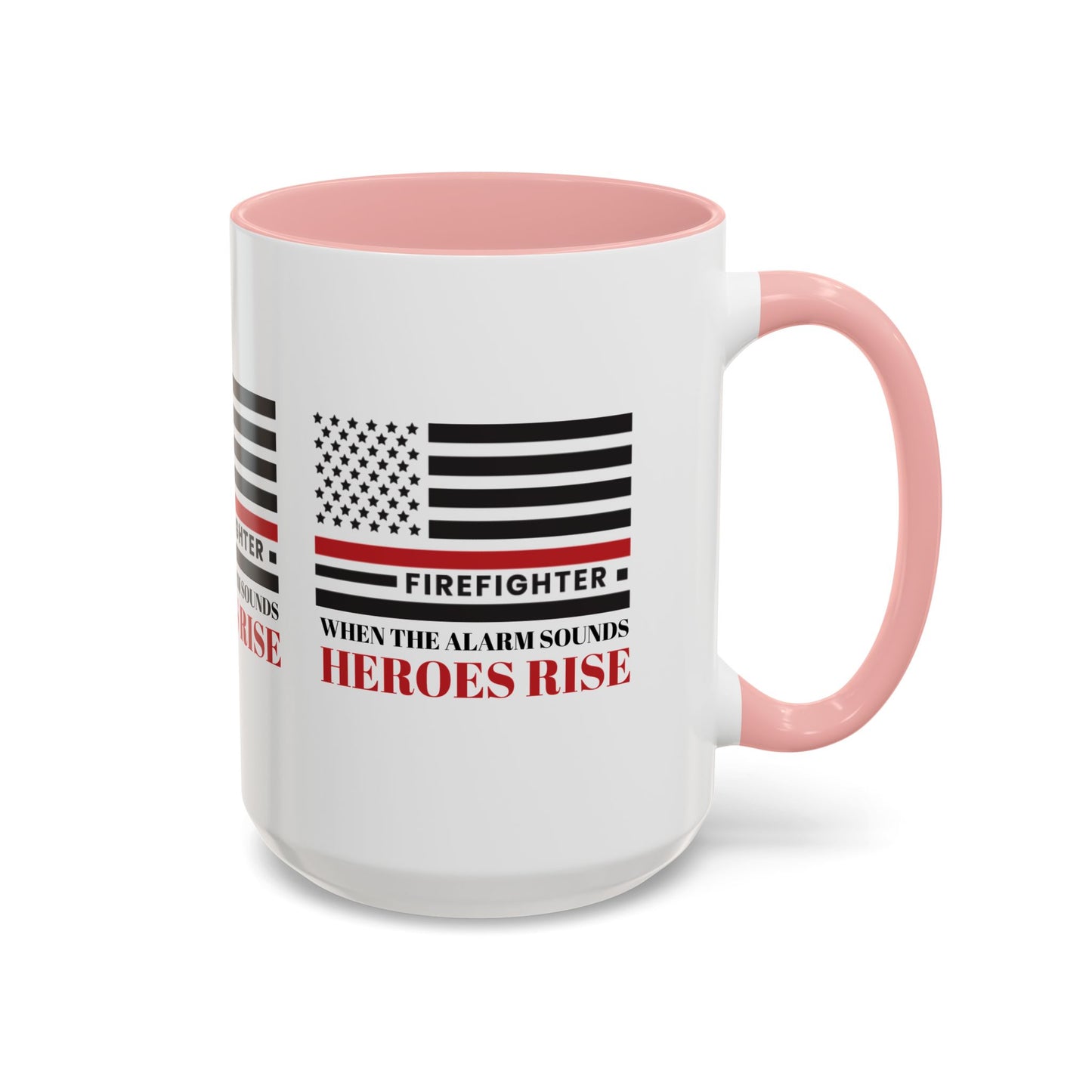 Firefighter Accent Coffee Mug – When the alarm sounds, heroes rise