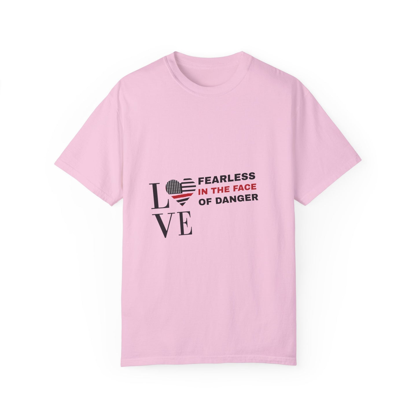 Firefighter Unisex Garment-Dyed T-Shirt – Fearless in the face of danger