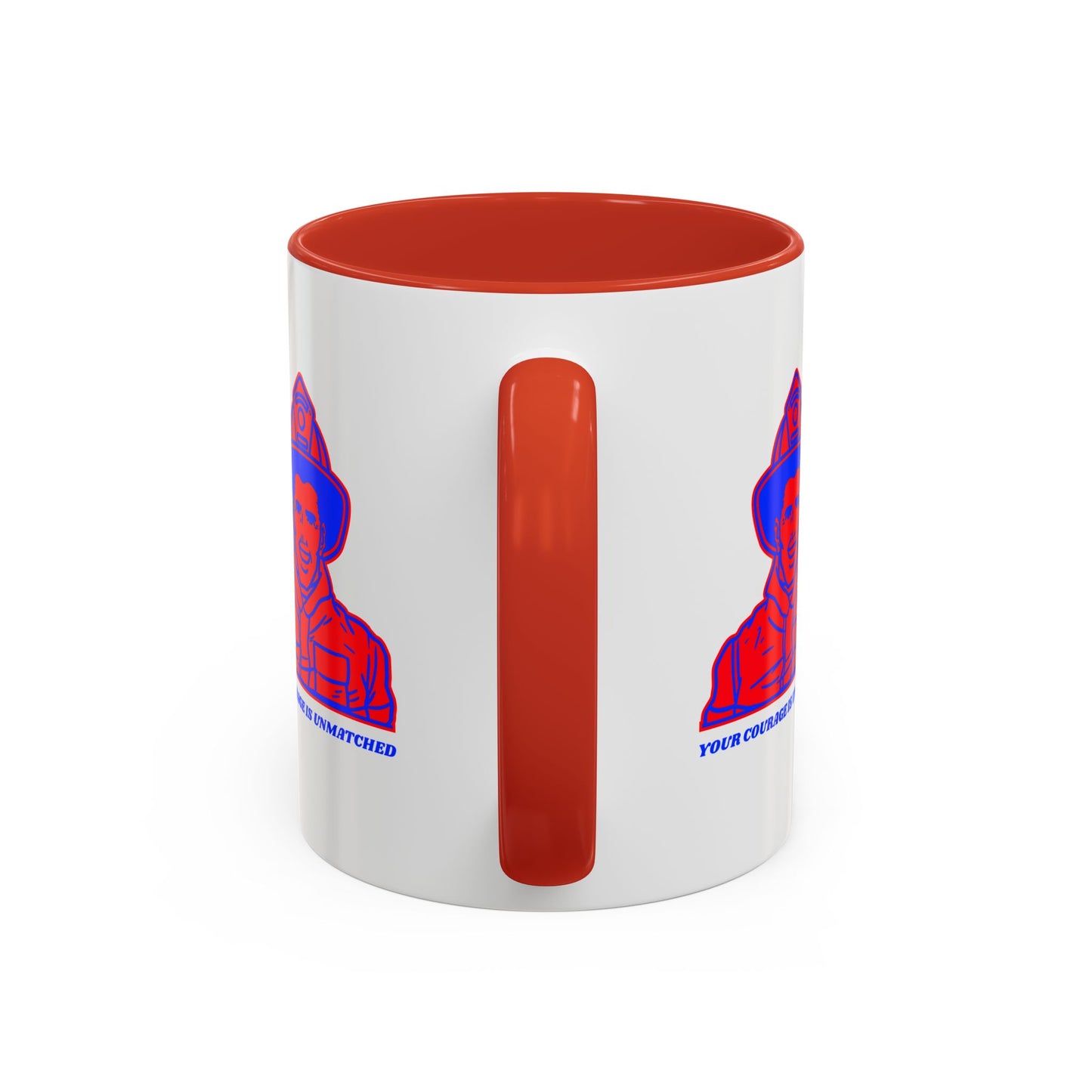 Firefighter Accent Coffee Mug – Your courage is unmatched