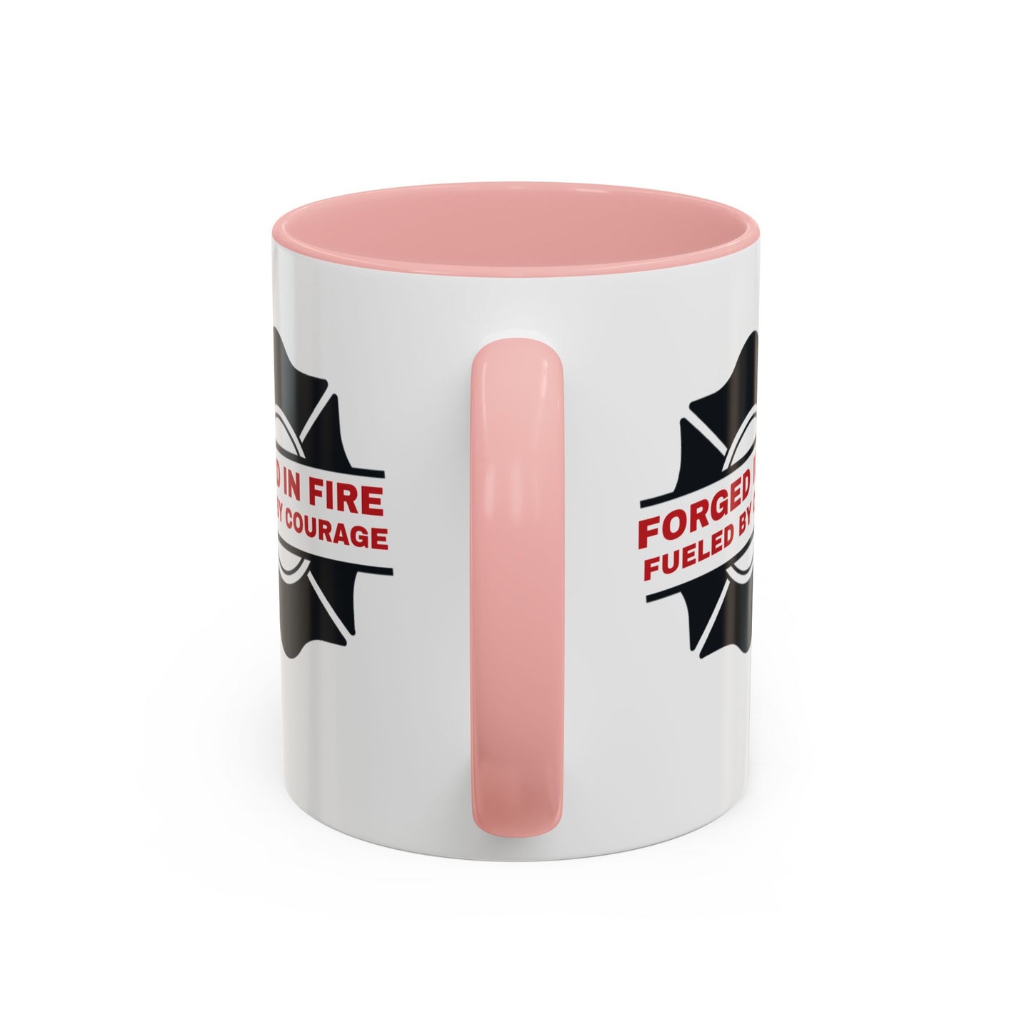 Firefighter Accent Coffee Mug – Forged in fire, fueled by courage