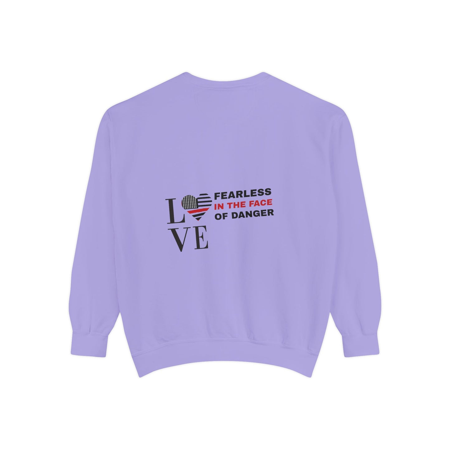 Firefighter Unisex Garment-Dyed Sweatshirt – Fearless in the face of danger