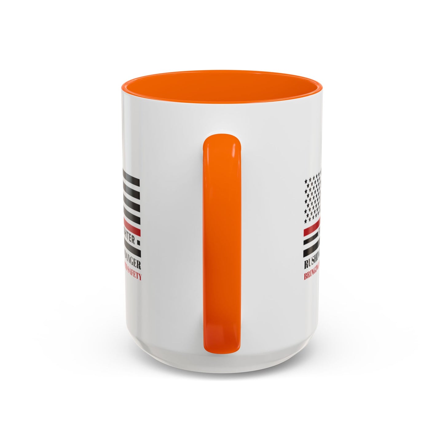 Firefighter Accent Coffee Mug – Rushing into danger, bringing others to safety
