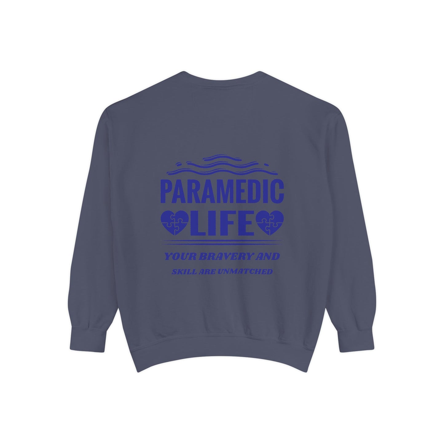 EMS Unisex Garment-Dyed Sweatshirt –Your bravery and skill are unmatched