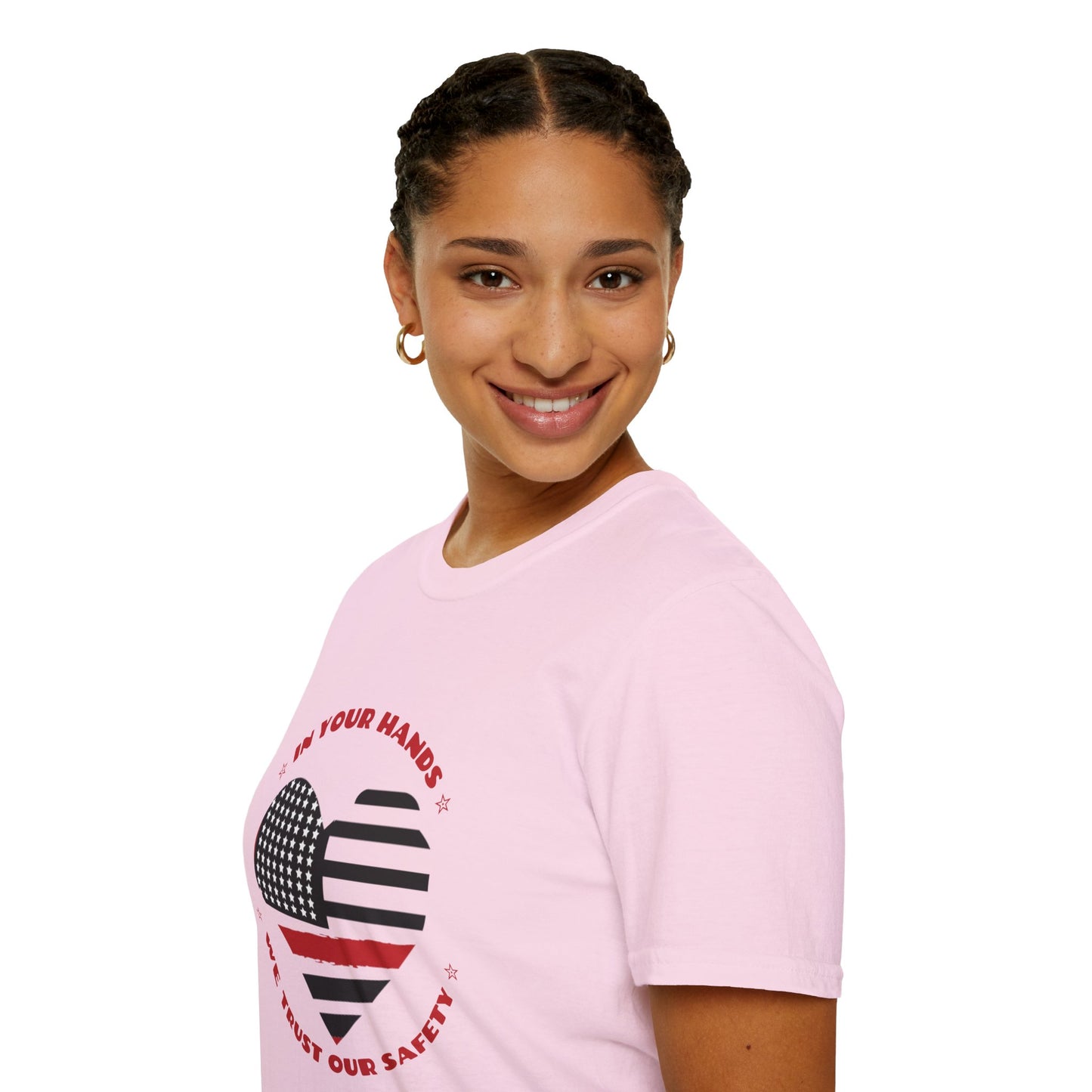 Firefighter Softstyle T-Shirt – In your hands, we trust our safety