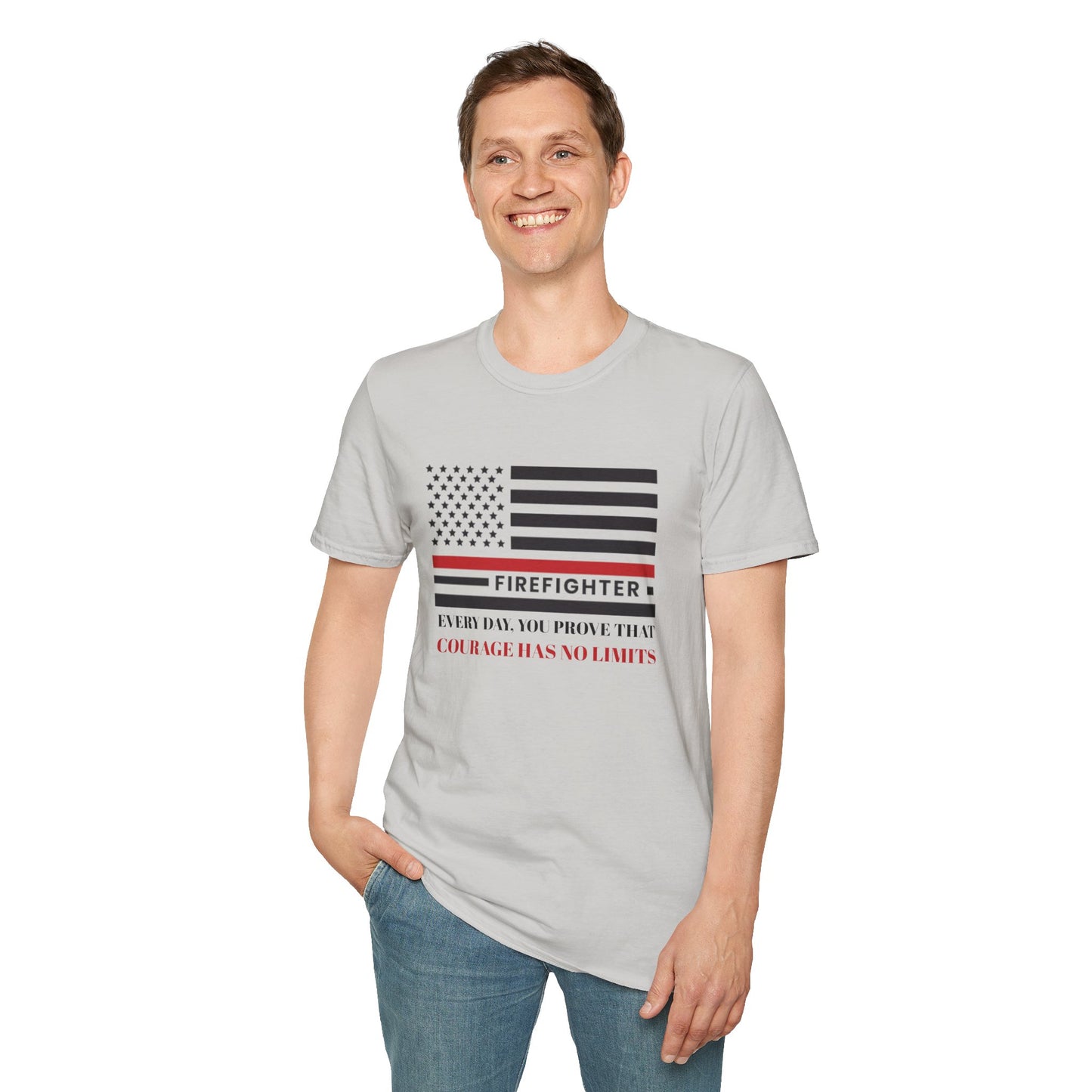 Firefighter Softstyle T-Shirt – Every day, you prove that courage has no limits