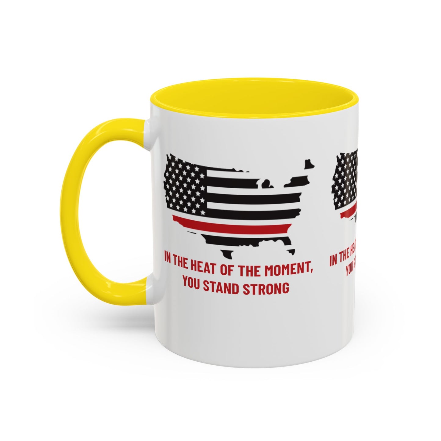 Firefighter Accent Coffee Mug – In the heat of the moment, you stand strong