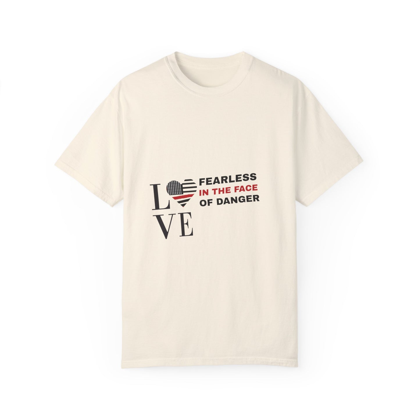 Firefighter Unisex Garment-Dyed T-Shirt – Fearless in the face of danger