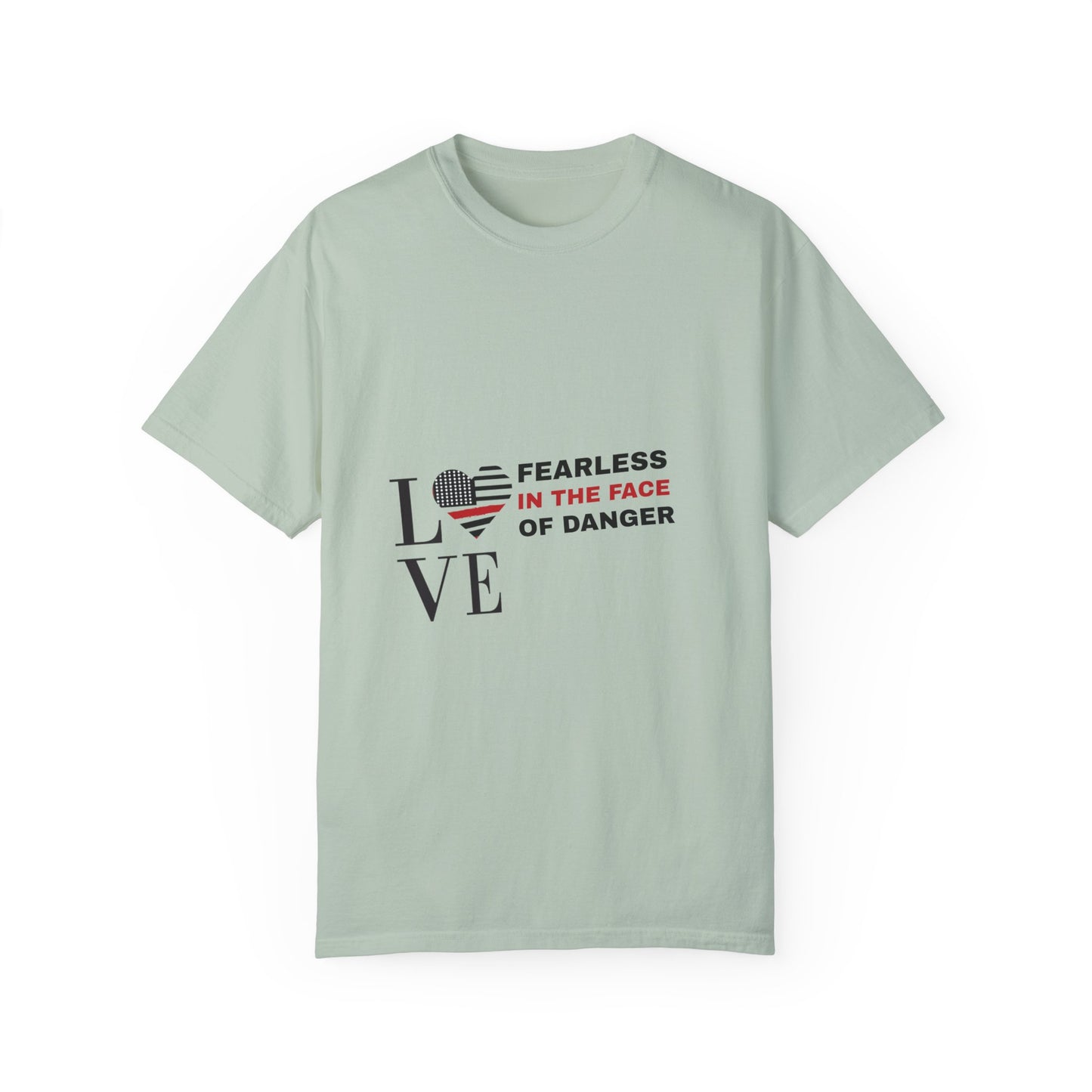 Firefighter Unisex Garment-Dyed T-Shirt – Fearless in the face of danger