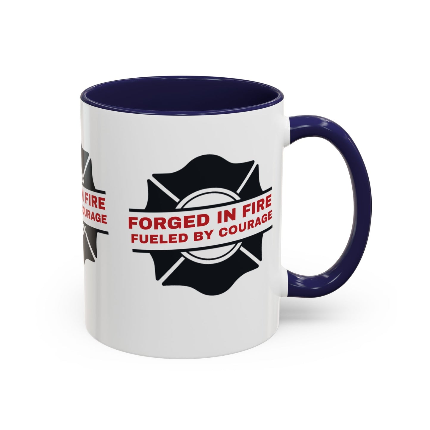 Firefighter Accent Coffee Mug – Forged in fire, fueled by courage