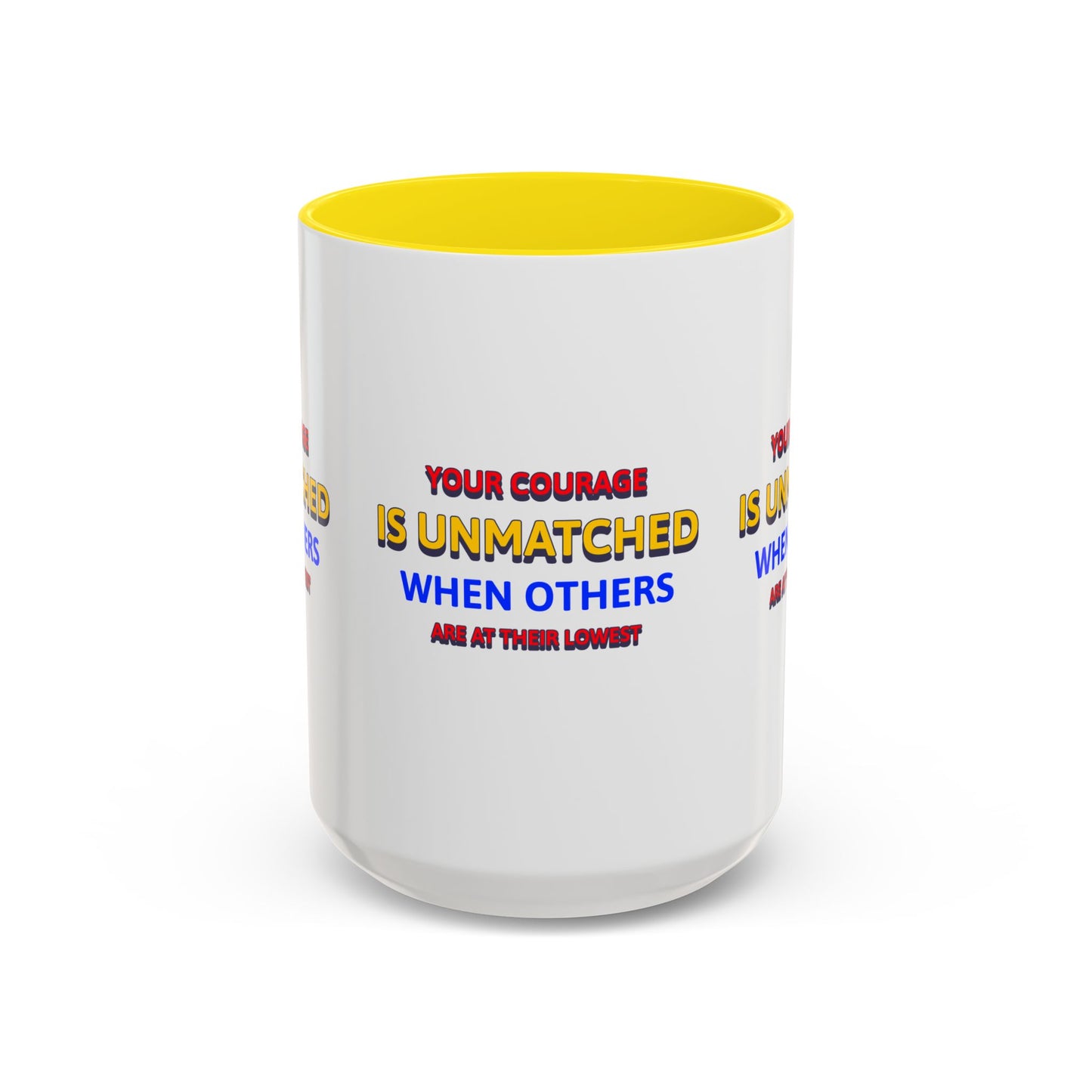EMS Accent Coffee Mug – Your courage is unmatched when others are at their lowest